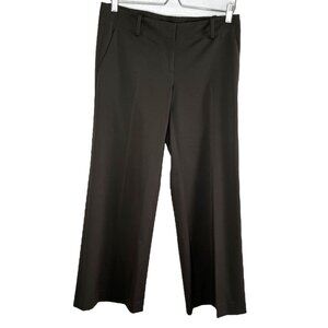 Ann Taylor Womens Brown Mid to Low Rise Trouser Dress Pants Size 2 cinch back